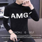 Winter Men's Fleece Sweater Bottoming Shirt Thickened Knitted Sweater Turtleneck Warm Sweater