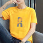 Summer Thin Short-sleeved T-shirt New Men's Upper Clothes Loose Cotton T-shirt