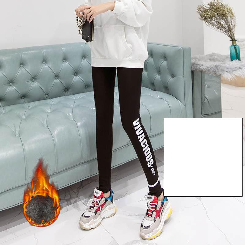 Autumn and Winter Modal Leggings Feet Pants High Waist Stretch Pants Women's Outer Wear Thin and Fat Trousers Yoga Pants