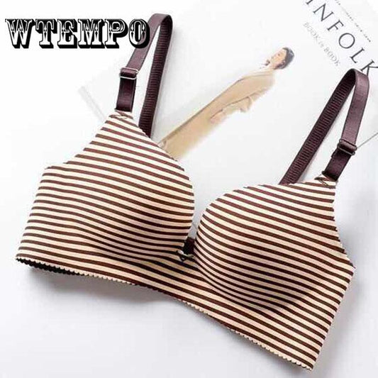 AB Cup Sexy Woman Young Girl Small Chest Bra French Romantic Gathered Bra Printed Cat Bra Cute Sweet