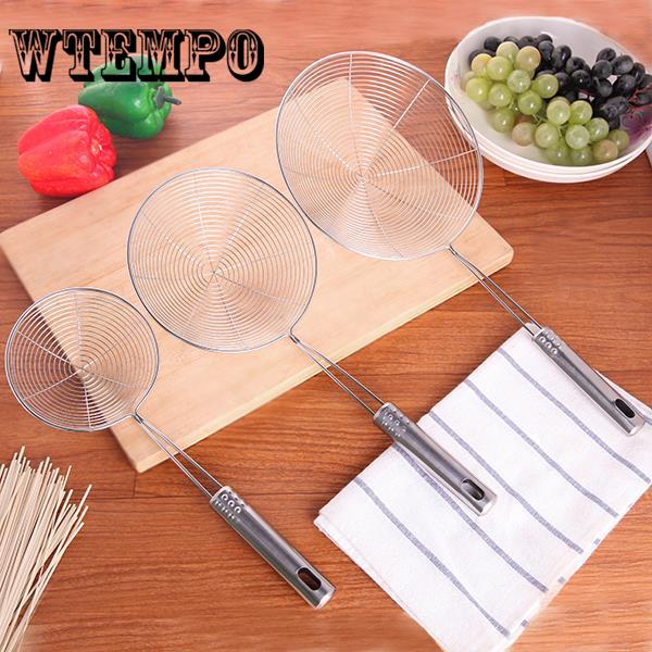 Stainless Steel Colander Home Dense Mesh Oily Soy Milk Filter Spoon
