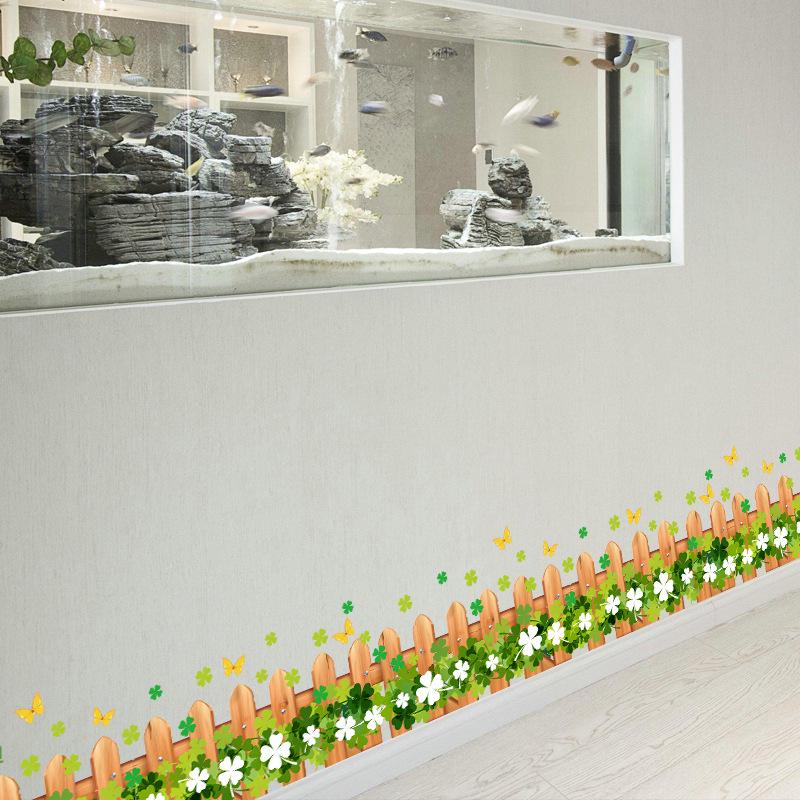 Removable baseboard wall sticker living room bedroom decoration bathroom corner waist line