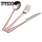 Fork Dinnerware Set Stainless Steel Cutlery Set 3pcs Knife Fork Set Tableware Cutleries