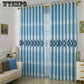 Simple Striped Style Plain Curtain Window Gauze for Living Room Bedroom Study