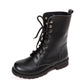 Women High Boots Gothic Shoes Ankle Boots Female Genuine Leather Military Boots Buckle Women Boots