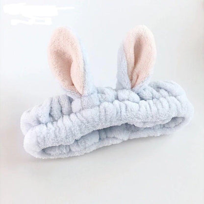 Cute Hairband Three-dimensional Rabbit Ears Face Wash Makeup Hairband Headband Headband
