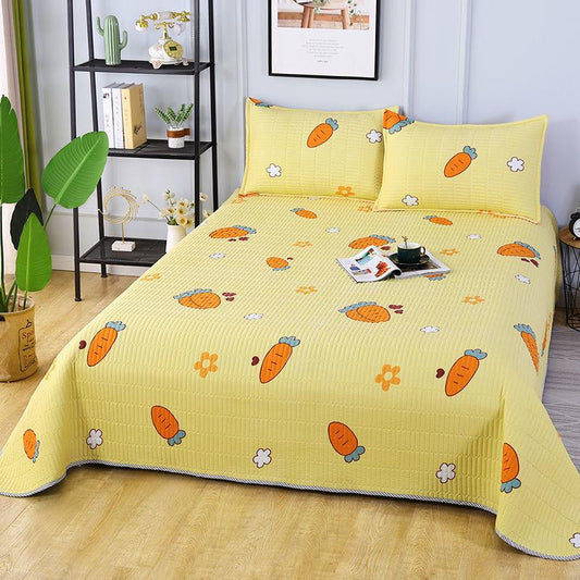 Skin-friendly Double-sided Bed Cover Available In All Seasons Student Dormitory Mat One-piece Thick Bed Sheet Mattress Cover Blanket