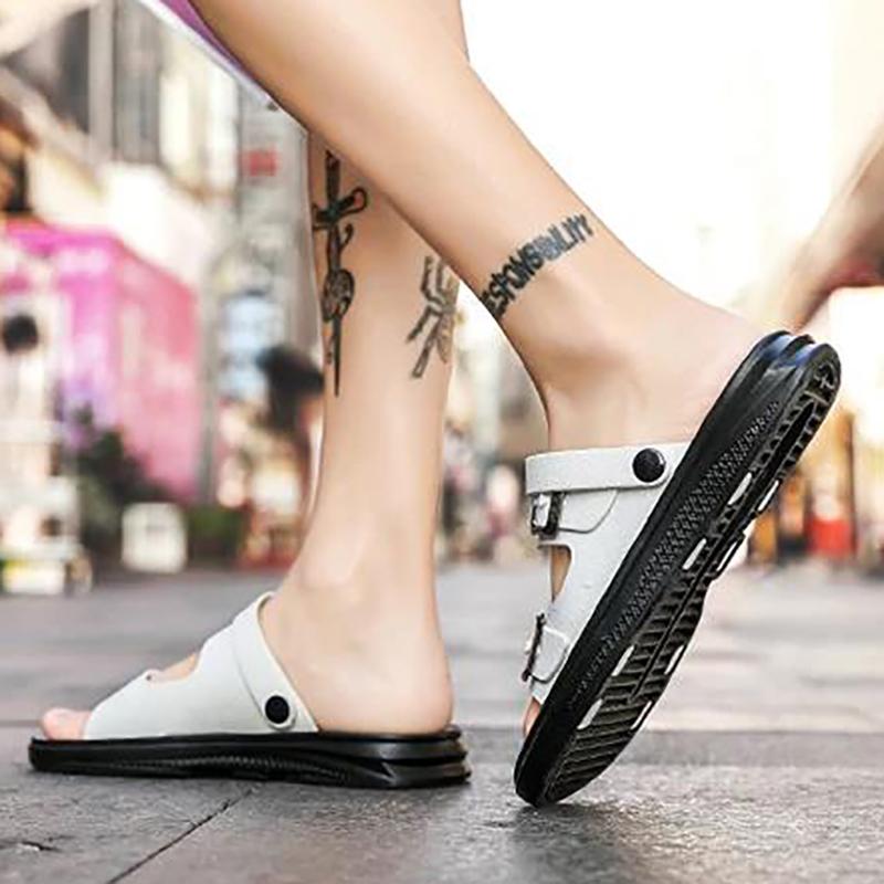 Sandals Men's Slippers Men's Summer Sandals and Slippers Korean Beach Shoes Outdoor Shoes