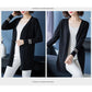 Spring and Autumn Knitted Cardigan Sweater Mid-length Loose Long-sleeved Jacket Fashion Thicker Women's Jacket