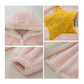 Autumn and Winter Coral Fleece Star Long Sleeping Blanket Can Be Worn Outside Flannel Plus Size Nightgown Home Bed Clothing