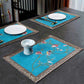 Chinese Style Placemat Insulation Pad Tea Coaster Cotton and Linen Fabric Household Restaurant Table Mat Bowl Mat Tableware Mat