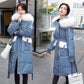 Bread Down Padded Jacket Women's Padded Jacket Women's Mid-length Over The Knee Loose Padded Jacket