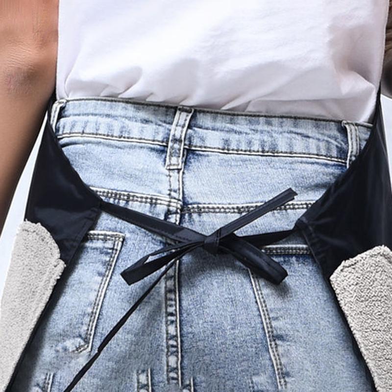 Strap Apron Household Kitchen Waterproof and Oil-proof Anti-fouling Men and Women Housework Waist Overalls Work Overalls