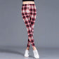 Yoga Casual Leggings Stretch Pants Wear Vertical Stripes Street Style Pants