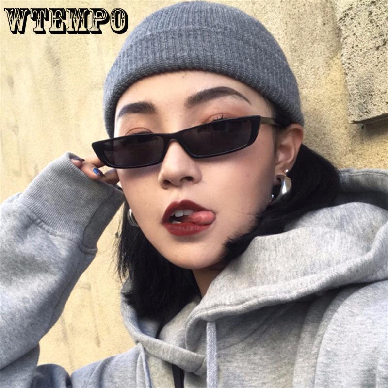 WTEMPO Ladies Sunglasses Women Brand Designer 2019 Fashion Female Small Frame Retro Sun Glasses for