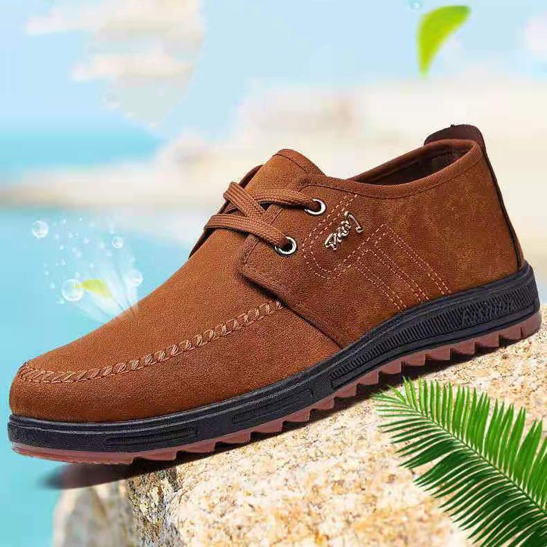 Spring and Summer Cloth Shoes Men's Large Size Breathable Soft Sole Non-slip Wear-resistant Casual Canvas Shoes