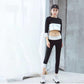 High Waist Abdominal Sweat Pants Weight Loss Fat Burning Sportswear Women's Suit Sports Shorts T-Shirt Fitness Jogging Pants Gym Fitness Yoga Sets
