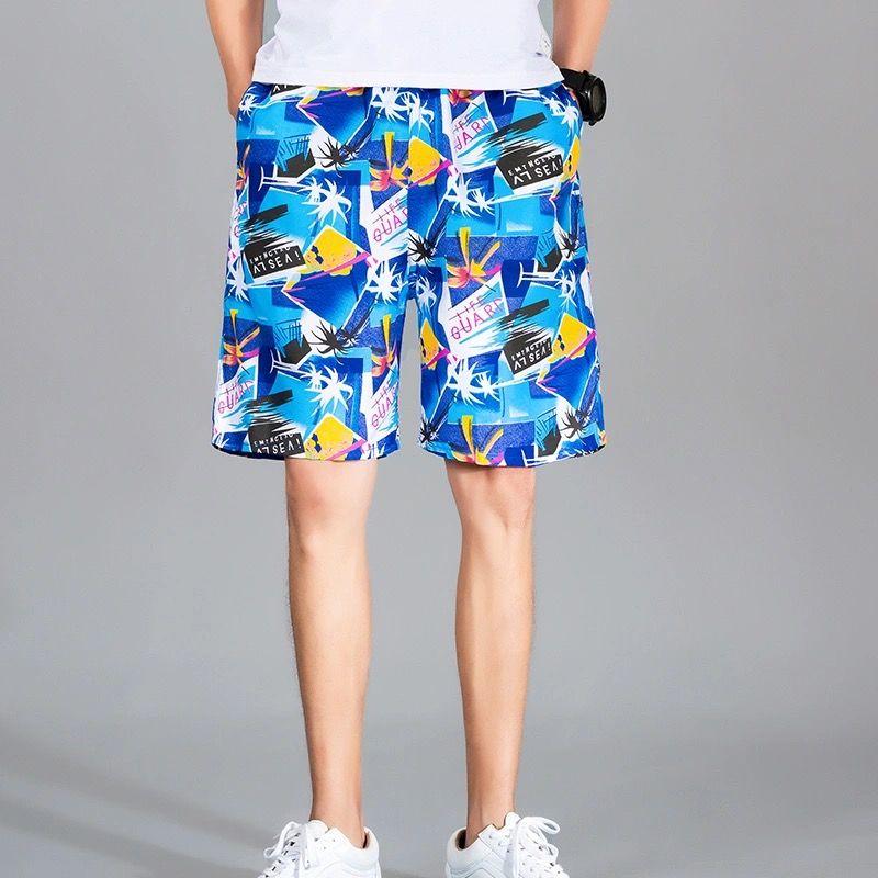 Summer Beach Pants Shorts Men's Five-point Pants Plus Size Middle Pants Casual Big Pants
