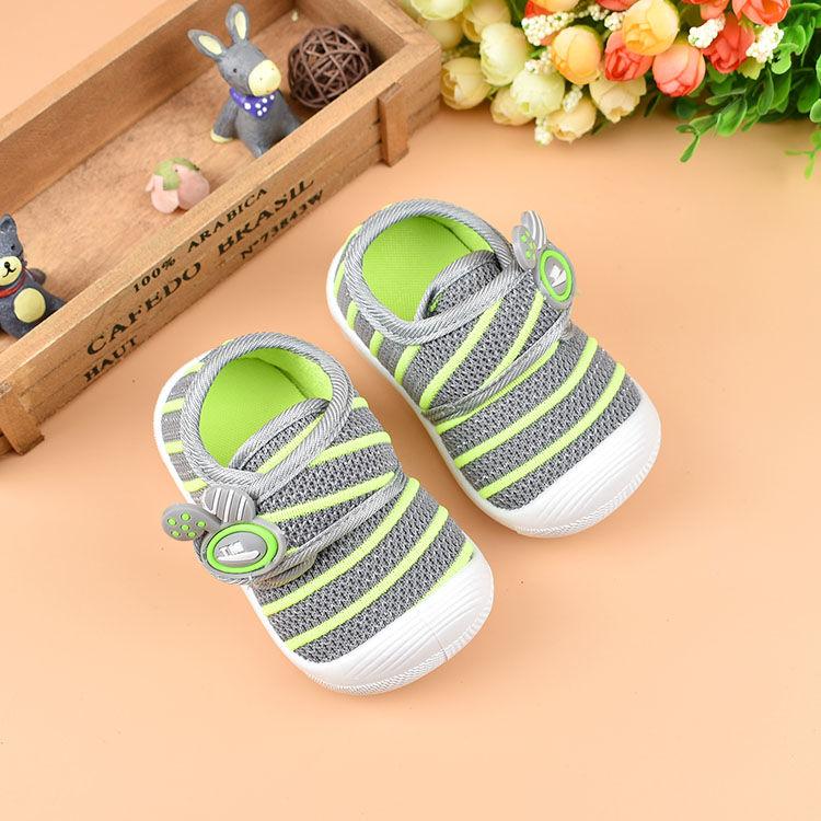 Spring and Autumn Summer Boys and Girls Baby Toddler Shoes Soft Soled Cloth Shoes Baby Net Shoes Sandals