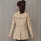 Short Trench Coat Women's Spring and Autumn Temperament Was Thin British Style Small Top Coat Women's Double Breasted