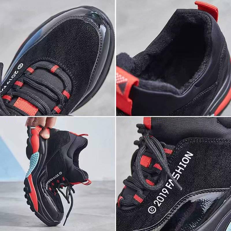 Women's Sneakers Fashion Women Platform Shoes Lace Up Vulcanize Shoes Womens Trainers Dad Shoes