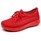 Summer Mesh Shoes Ladies Fly Woven Mesh Shoes Breathable Leisure Sports Low-top Non-slip Running Shoes