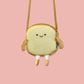 Cute Cartoon Toast Coin Purse Fluffy Messenger Bag Cute Small Bag Wild Mini Bag Girl Student Outing Trip Crossbody Bags
