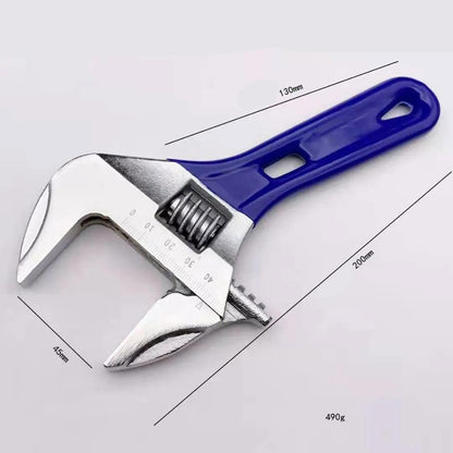 Adjustable Wrench Large Opening Short Handle Adjustable Wrench Multifunctional Extra Large Wrench
