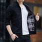 Mens Jackets Autumn Casual Coats Solid Color Mens Sportswear Slim Jackets Male Bomber Jackets 4XL