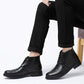 Martin Boots Men's Real Cowhide Mid-cut Boots Men's Casual Shoes Business Shoes Men's Boots Black Shoes Plush Shoes