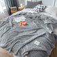 Milk Down Blankets Towel Blanket Coral Fleece Single or Double Bedroom Air-conditioned Nap Blanket Sofa Cover