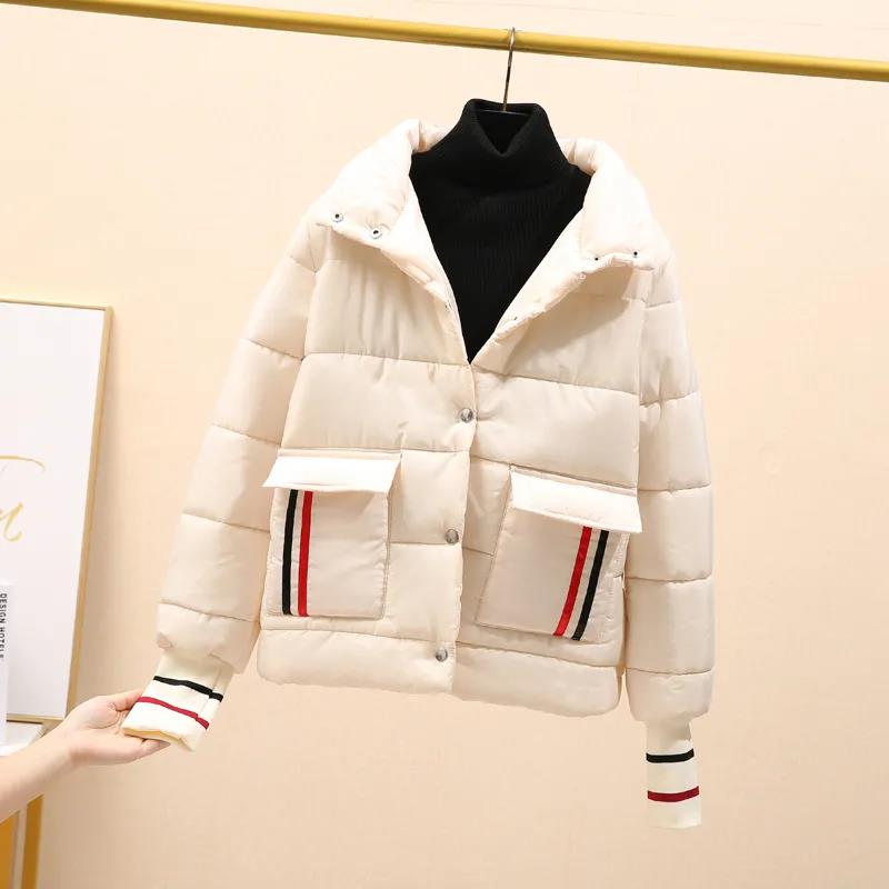 Short Bread Coat Winter Coat Korean Style Popular Student Padded Jacket Thick Loose Coat Women's Clothing