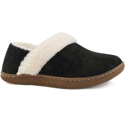 Breathing Fleece Fabric Memory Cotton Shoes Indoor and Outdoor Non-slip Winter Warm Flat Shoes
