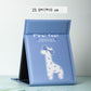 Cute Animal Pattern PU Soft Leather Foldable Desktop Makeup Mirror Portable Convenient Storage HD Mirror