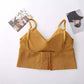 Add Fertilizer To Increase The Camisole Female Inner Wear Breasted Korean Version of The Large Size 200 Kg U-shaped Outer Wear with Chest Pad