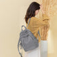 Women's Oxford Cloth Backpack Travel Canvas Korean Wild School Bag Small Backpack Female Bag
