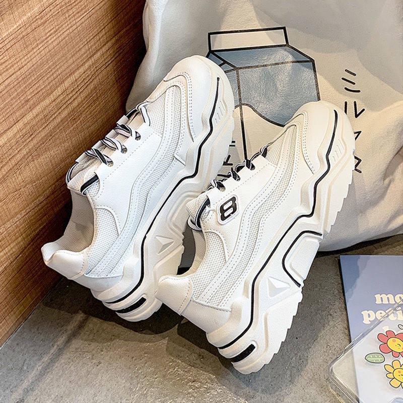 Sneakers Women Shoes Trainers Lace Up Trend Shoes Casual Shoes Woman Chaussures Femme