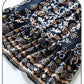 Short-sleeved Ice Silk Dress Female Summer Retro Floral Thin Loose Skirt Simulation Silk Temperament Printed Pleated Dress A-line Skirt