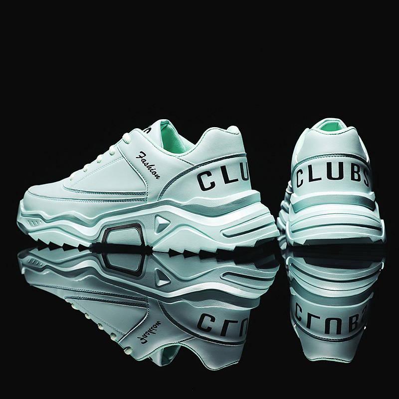 Daddy shoes Fashion casual sports male students running shoes thick sole hard sole wear-resistant