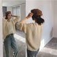 Autumn Women's Sweater Loose Student Autumn and Winter Tops All-match Long-sleeved Knitted Pullover Women