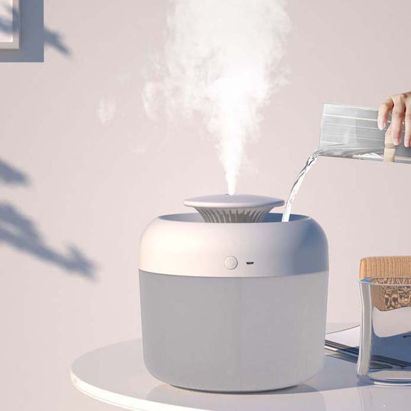 USB Power Supply and Humidifier Home Bedroom Indoor Small Sprayer No Noise Sound Air Humidifier