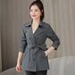 Short Trench Coat Women's Spring and Autumn Temperament Was Thin British Style Small Top Coat Women's Double Breasted