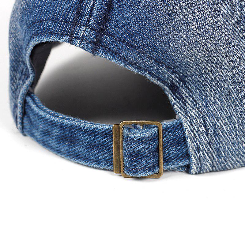 High Quality Washed Cowboy Cotton Adjustable Solid Color Baseball Cap Unisex Couple Cap Fashion