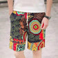 Men's Summer Cotton and Linen Shorts Casual Loose Breathable Beach Pants Home Plus Size Five-point Pants