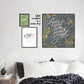3D personality creative warm wall stickers room sofa background decorative photo frame painting