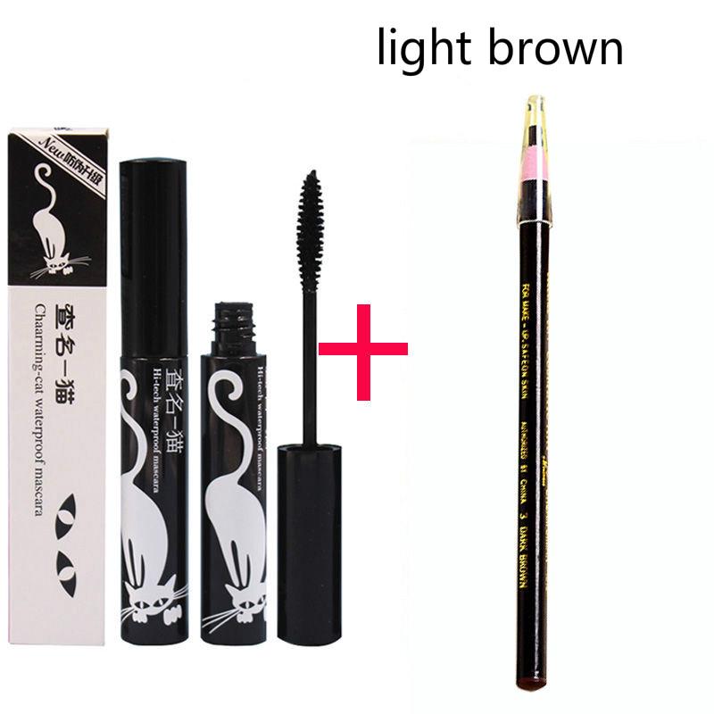 Twisted Volume Mascara Curly slender dense non-halo Eyelash brush eyebrow pencil eye shadow