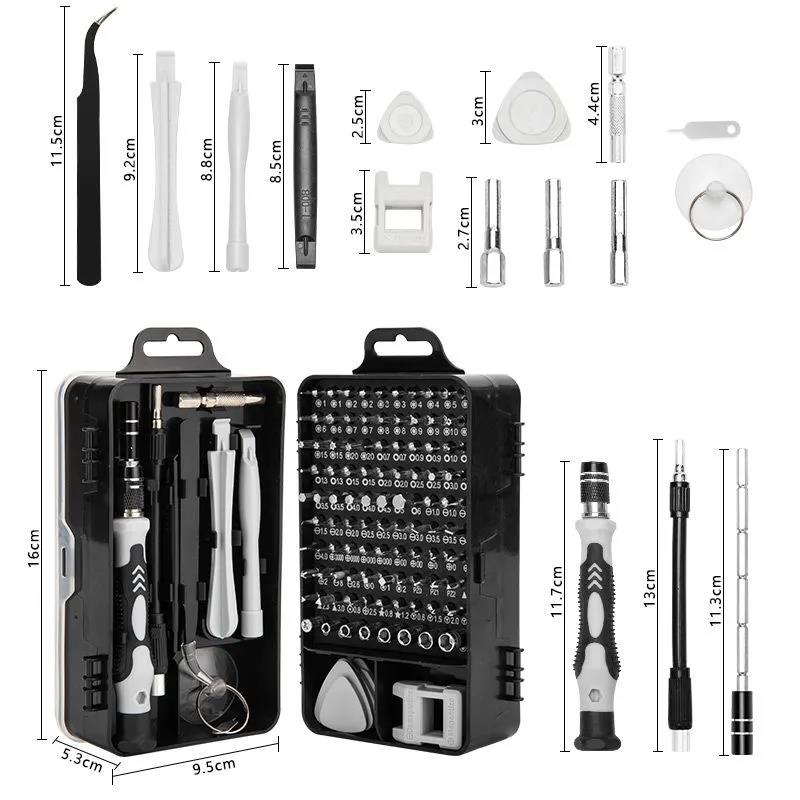 32/52/115Pcs Multi-function Screwdriver Set Mobile Phone Disassembly and Watch Repair Screwdriver Tool Professional Repair Tool