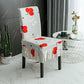 2/4/6Pcs  Stretchable Dining Chair Cover Spandex Elastic Pastoral Modern Slipcovers Furniture Cover for Kitchen Wedding