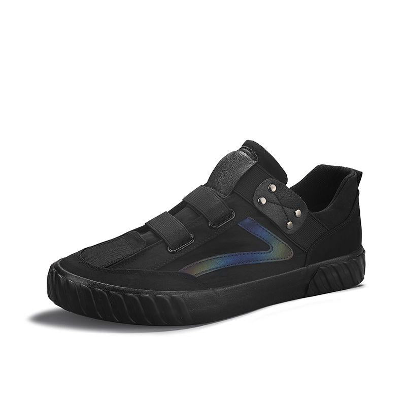 Men Canvas Shoes 2020 Comfortable Canvas Shoes Men Casual Shoes Male Flat Loafers Shoes Men Black