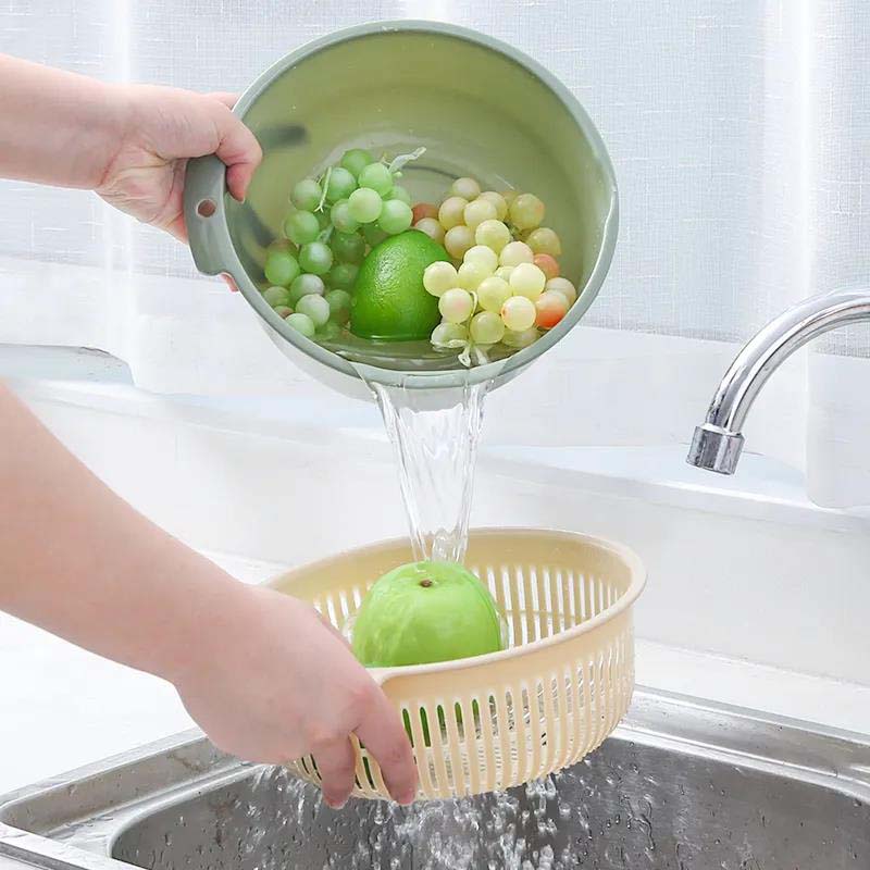 Fruit Vegetable Storage Basket Kitchen Washing Vegetables and Vegetable Baskets